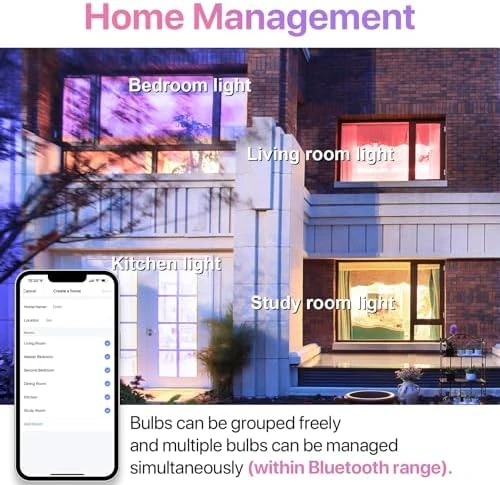Bluetooth Smart Light Bulb A19 E26 — Smart Light Bulb, ORALUCE