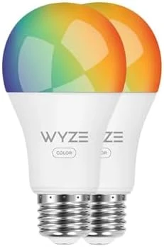 Bulb Color A19 Smart Bulb Two-Pack — Smart Light Bulb, Wyze