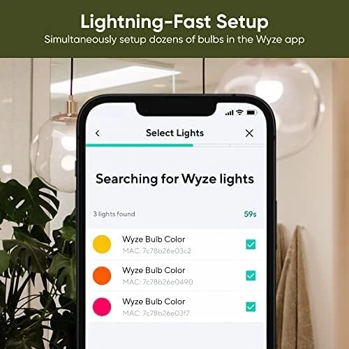 Bulb Color A19 Smart Bulb Two-Pack — Smart Light Bulb, Wyze