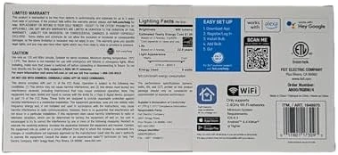 Color Changing Smart Light Bulb (4-Pack) — Smart Light Bulb, Feit Electric