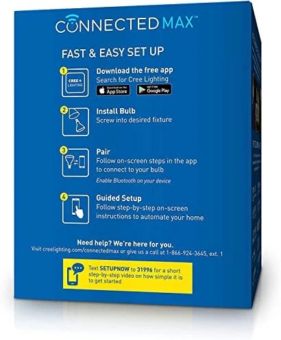 Connected Max Smart LED Bulb PAR38 Outdoor Flood Tunable White + Color Changing — Smart Light Bulb, Cree Lighting