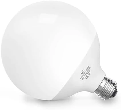 LED Light Bulb, G120 Globe Bulb, 15W Globe Light Bulbs, Daylight 5000k Non-Dimmable, E26 Base Large Decorative Lamp,... — Smart Light Bulb, Jardhom