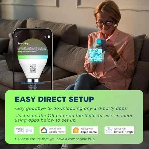 Matter E12 Smart Light Bulbs — Smart Light Bulb, Lightinginside