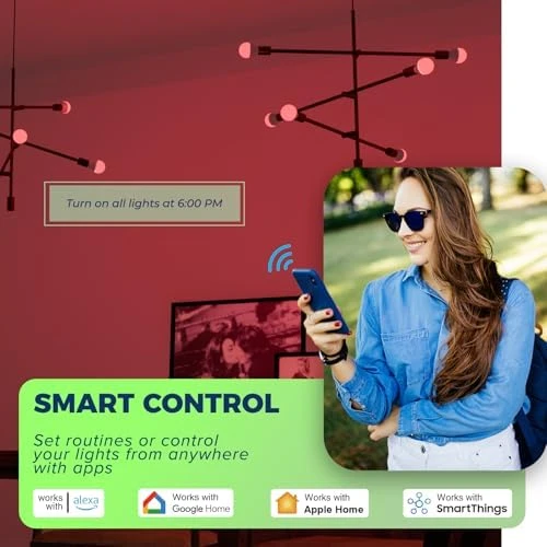 Matter E12 Smart Light Bulbs — Smart Light Bulb, Lightinginside