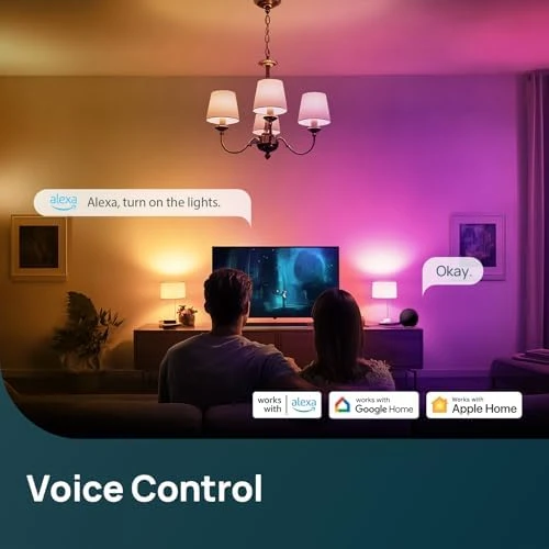Matter Smart Bulbs, E12 Led Bulb, WiFi Candelabra B11 Bulbs, RGBTW Color Changing Light Bulb — Smart Light Bulb, Linkind