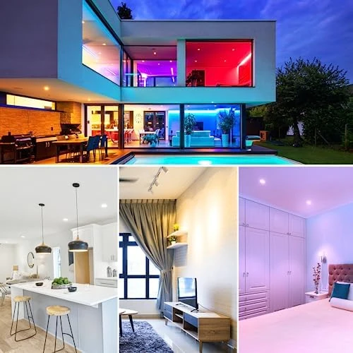 MR16 Smart Bulb, RGBCW Color Changing, 5W GU5.3, Dimmable — Smart Light Bulb, DiCUNO