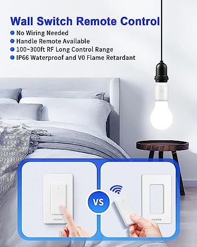 Remote Control Light Socket with WiFi — Smart Light Bulb, HAPYTHDA