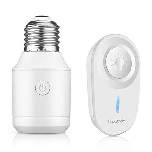 Remote Control Light Socket with WiFi — Smart Light Bulb, HAPYTHDA