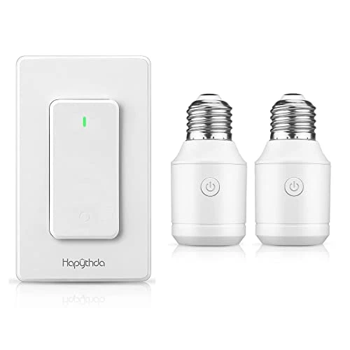 Remote Control Light Socket with WiFi — Smart Light Bulb, HAPYTHDA