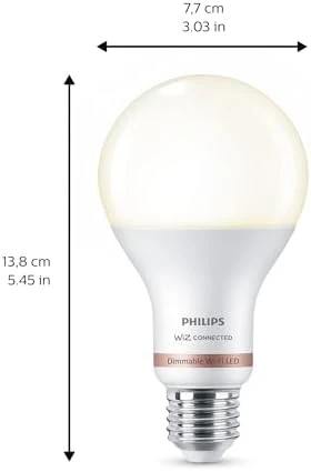Smart 100W A21 Soft White LED Smart Bulb 4-Pack — Smart Light Bulb, Philips