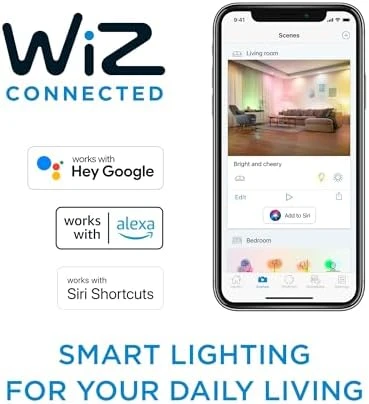 Smart 65W BR30 Color LED Smart Bulb 4-Pack — Smart Light Bulb, Philips