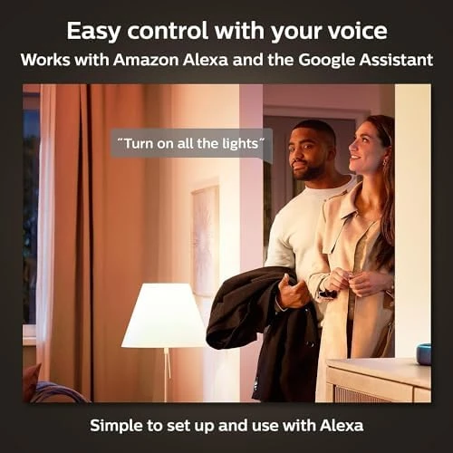 Smart Candle-Shaped LED Bulb - Soft Warm White - 2 Pack — Smart Light Bulb, Philips Hue