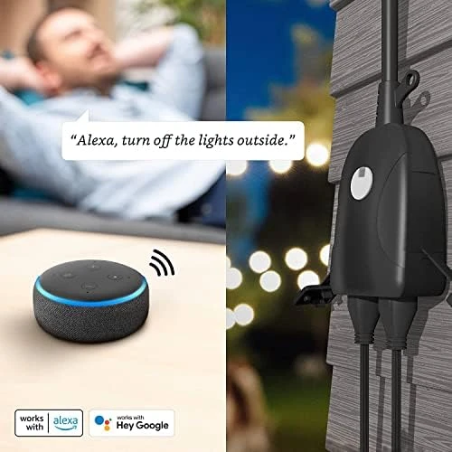 Smart Dual Outdoor Plug — Smart Plug, Feit Electric