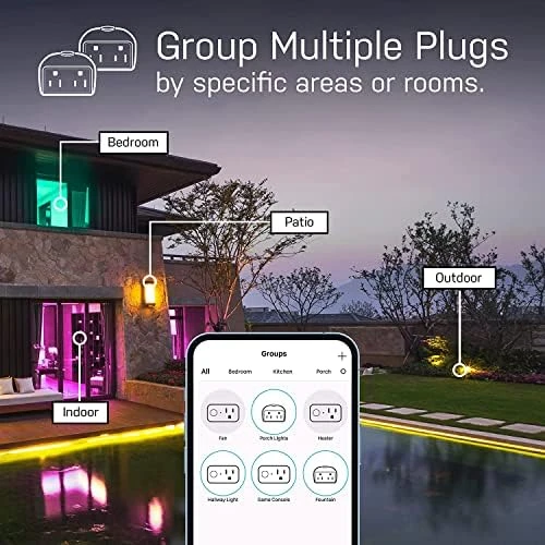 Smart Dual Outdoor Plug — Smart Plug, Feit Electric