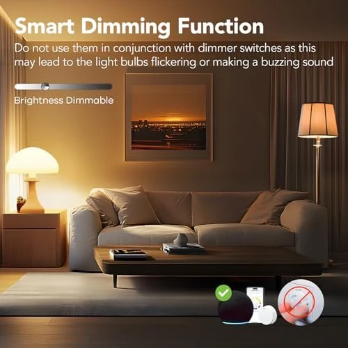 Smart Edison Light Bulbs (4-Pack) — Smart Light Bulb, OREiN