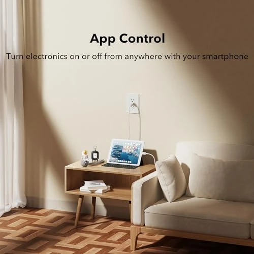 Smart Electrical Outlet with 2 Controlled Plugs and Type-C Charging — Smart Plug, BN-LINK