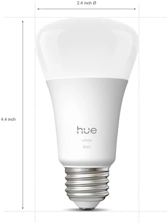 Smart LED A19 Bulb 2-Pack — Smart Light Bulb, Philips