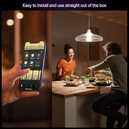 Smart LED A19 Bulb 2-Pack — Smart Light Bulb, Philips