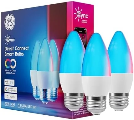 Smart LED Light Bulbs, Color Changing Decorative Light Bulbs — Smart Light Bulb, Cync