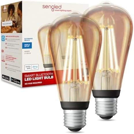 Smart Light Bulb, E12 Candelabra Bulbs, 4-Pack — Smart Light Bulb, Sengled