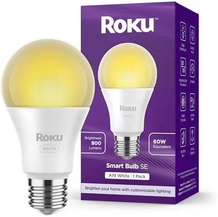 Smart Light Bulbs (Color, 2-Pack) — Smart Light Bulb, Roku
