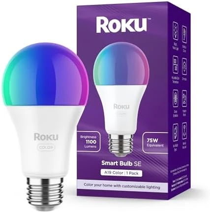 Smart Light Bulbs (Color, 2-Pack) — Smart Light Bulb, Roku