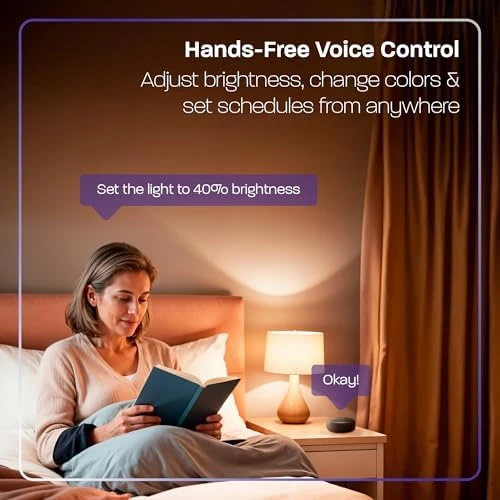 Smart Light Bulbs, Dimmable Color Changing LED RGBW — Smart Light Bulb, Velds