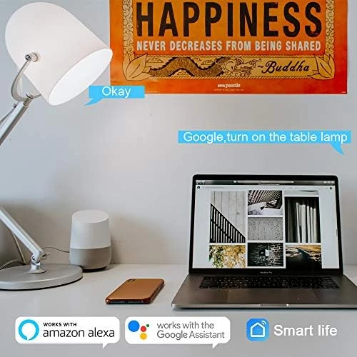 Smart Light Bulbs E12 Base LED Light Bulb Color Changing WiFi-Bluetooth Lights — Smart Light Bulb, DOGAIN