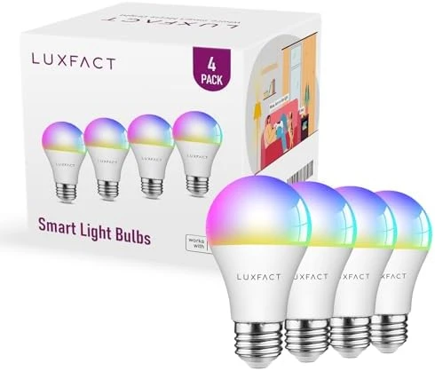 Smart Light Bulbs RGBCW Color Changing — Smart Light Bulb, LUXFACT