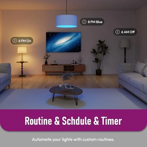 Smart Light Bulbs RGBCW Color Changing — Smart Light Bulb, LUXFACT