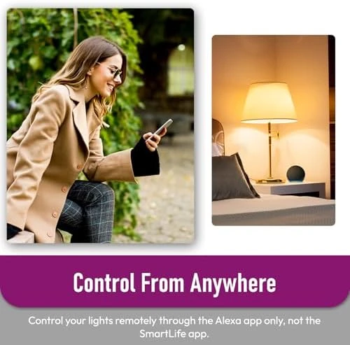Smart Light Bulbs RGBCW Color Changing — Smart Light Bulb, LUXFACT