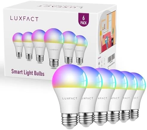 Smart Light Bulbs RGBCW Color Changing — Smart Light Bulb, LUXFACT