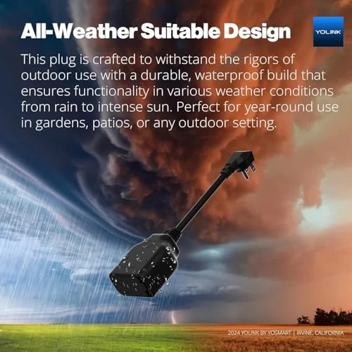 Smart Outdoor Energy Plug — Smart Plug, YoLink