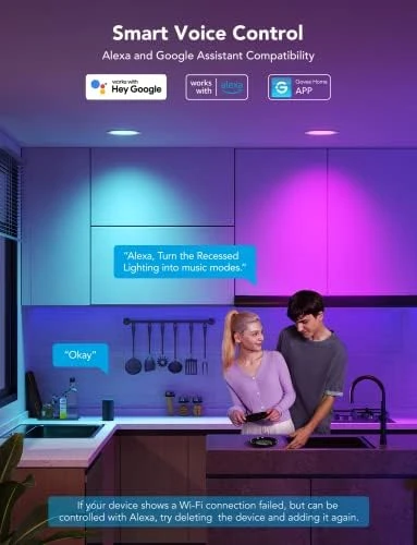 Smart Recessed Lighting — Smart Light Bulb, Govee
