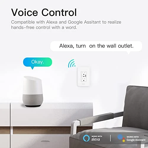Smart USB Wall Outlet Receptacle with Type-C & Type-A Charger — Smart Plug, MOES