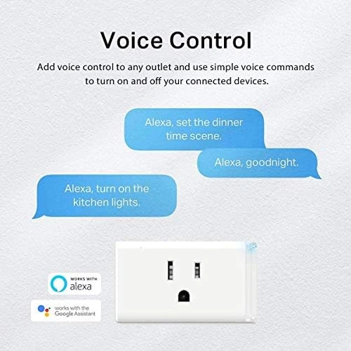 Smart Wi-Fi Outlet with Voice Control — Smart Plug, TP-Link