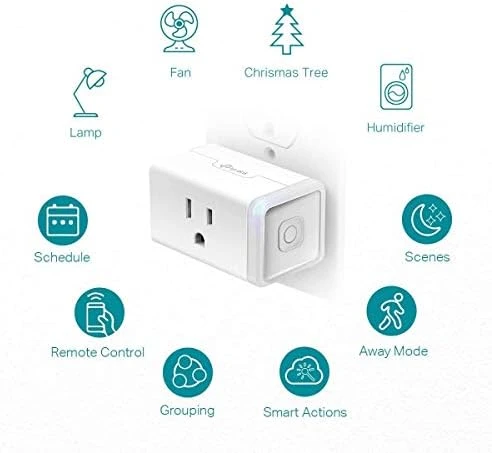 Smart Wi-Fi Outlet with Voice Control — Smart Plug, TP-Link