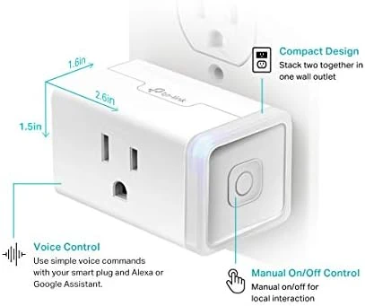 Smart Wi-Fi Outlet with Voice Control — Smart Plug, TP-Link