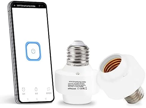 Smart WiFi Bulb Socket Adapter — Smart Light Bulb, QIACHIP