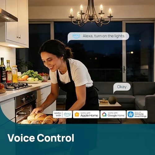 Smart WiFi Candelabra Bulb (E12) — Smart Light Bulb, Linkind