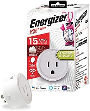 Smart WiFi Plug 2 Pack — Smart Plug, Energizer Connect