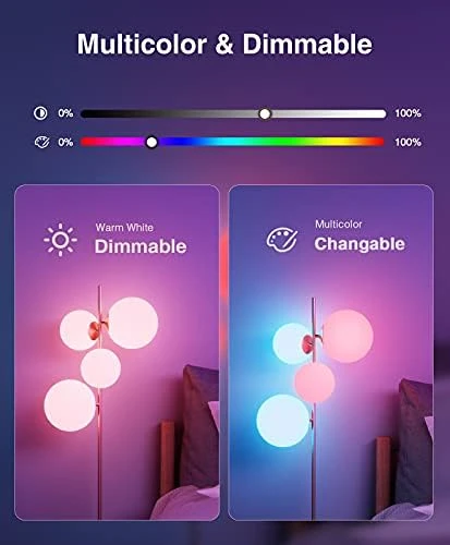 Wi-Fi Smart Light Bulb, Full Color Changing Light Bulb(RGB+W) 2 Pack — Smart Light Bulb, Seago