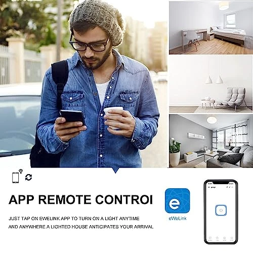 Wi-Fi Smart Light Socket Adapter — Smart Light Bulb, QIACHIP