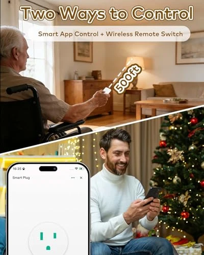 WiFi Smart Plug with Remote — Smart Plug, NineLeaf