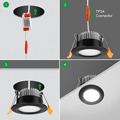 2 Inch Recessed Lighting, WiFi LED Downlight 5W 120V — Smart Light Bulb, YGS-Tech