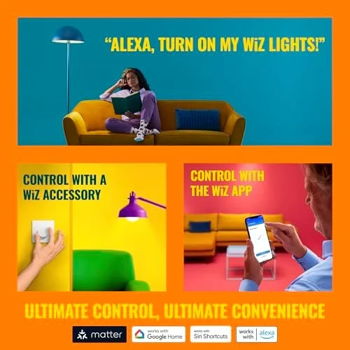 65W BR30 Color LED Smart Bulb — Smart Light Bulb, WiZ Connected