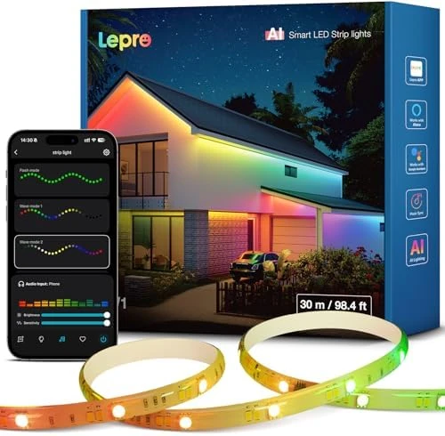 AI Smart Outdoor LED Strip Lights — LED Strip Lights, Lepro