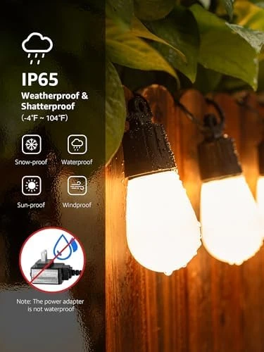 AI Smart Outdoor String Lights — Smart Light Bulb, Lepro