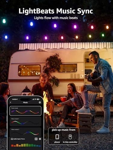 AI Smart Outdoor String Lights — Smart Light Bulb, Lepro