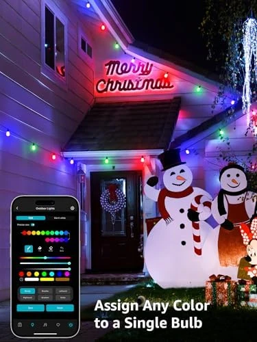 AI Smart Outdoor String Lights — Smart Light Bulb, Lepro